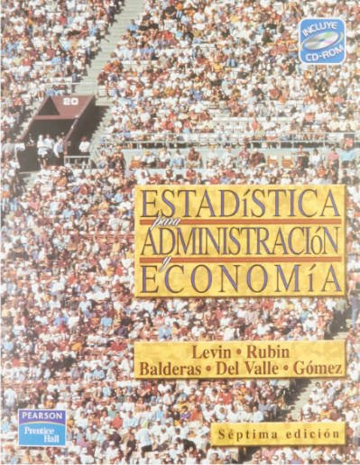 3) LEVIN and RUBIN. Statistics for Management and Economics, Pearson Education, seventh edition, 2004. Mexico. reference books